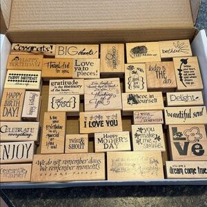 30 + something Club Scrap sentiments stamps